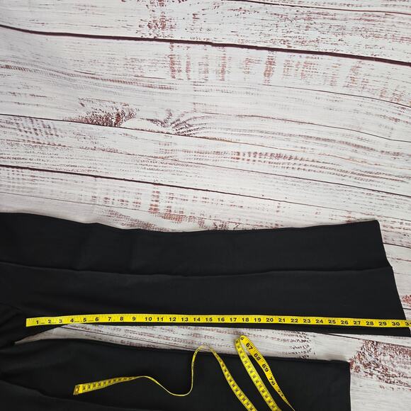 NYDJ Sculpt-Her Black Wide Leg Pants S Stretch Pull on Neutral Minimalist Basic - Picture 13 of 14